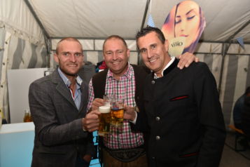 Auf dem Bild v.l.n.r.: Armin Kuen (Geschäftsführer TVB PillerseeTal) mit den beiden Cald'oro Geschäftsführern Thomas Siedler und Gerald Unterberger.