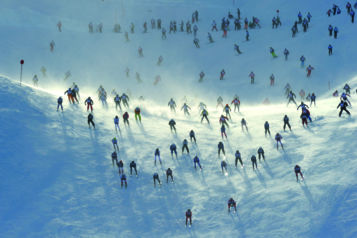 „Der weisse Rausch“ ist der erste Bewerb des alpinen Triathlons „Arlberg Adler“.