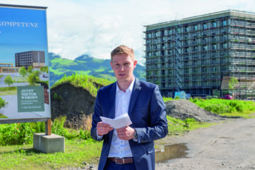 Auf dem Bild: Florian Unterberger (Geschäftsführer Unterberger Immobilien)