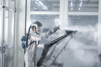 Die innovativen Hightech-Lackieranlagen und Lüftungstechniken stammen vom führenden Hersteller SEHON.
