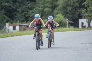 Kleine SportlerInnen ganz groß: Am Vormittag geht der Kindertriathlon über die Bühne. 