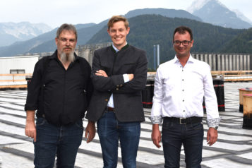 Auf dem Bild v.l.n.r.: Stefan Hundsbichler, Florian Unterberger und Karl Farthofer. 