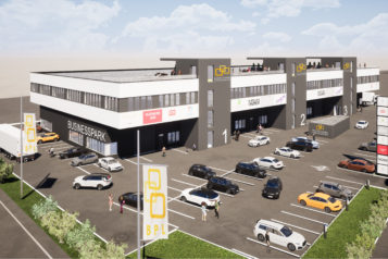 Auf insgesamt 6.000 m2 entstehen im Businesspark Langkampfen moderne Büro- und Gewerbeflächen in verkehrsgünstiger Lage.