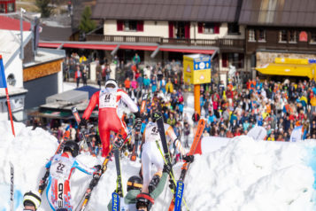 Im Zielbereich bei der Galzigbahn in St. Anton am Arlberg herrschte großartige Stimmung. 