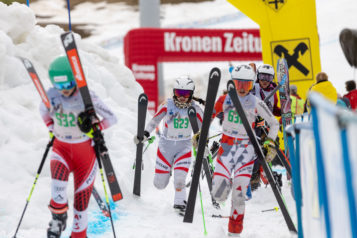 Die Jüngsten stellten beim „Der weisse Rausch Mini“ ihr skifahrerisches Können unter Beweis.
