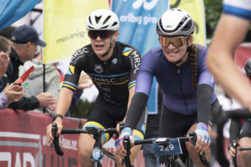Die Deutsche Julia Schallau setzte sich beim ARLBERG Giro als schnellste Dame durch.