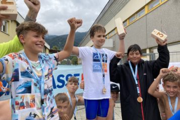 Im Rahmen des Bewerbs wurden zudem die Stadtmeister:innen im Schwimmen gekrönt. 
