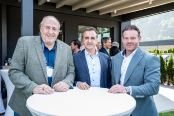 V.l.n.r.: Helmut Lutz (Management Club Tirol), Fredi Oberegelsbacher (Tyrolit), Mag. Manfred Kimmel