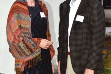 Sonja Altenburger, Obfrau WK Kufstein mit Patrick Schönauer von der WK Kitzbühel