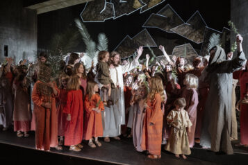 Emotionale Bilder - Jesus beim Einzug in Jerusalem. 