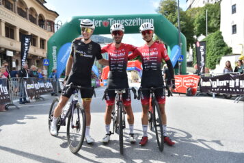 Ein österreichisches Podium bei den Herren: Jan Kattanek, Rene Pammer und Christian Oberngruber (v.l.n.r.).