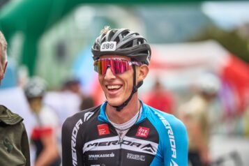 Der strahlende Vorjahressieger Max Kirschner