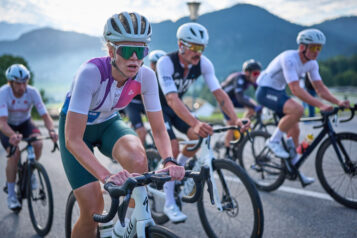 Besonders stark war die Beteiligung auf der Radmarathonstrecke, wo 156 Frauen an den Start gingen.