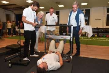 Bei der Eröffnungsfeier wurde das VALD-Kraftmesssystem demonstriert.