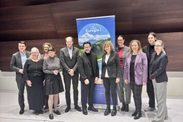 Die Projektpartner bei der Präsentation von 