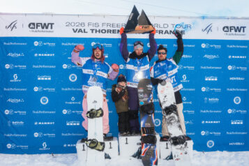 Der vierfache FWT-Gesamtsieger Victor De Le Rue (FRA) ist in Val Thorens eine Legende und konnte hier heute zum ersten Mal gewinnen.