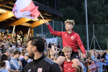 Rund 5.000 Sportler:innen, Betreuer:innen und Trainer:innen werden bei der Flaggenparade zur Eröffnung das Publikum begeistern.