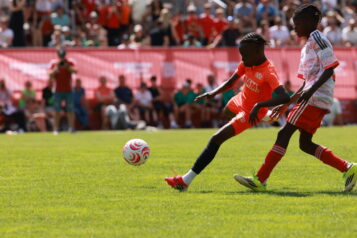 U11: Das Match FC Bayern München gegen FR Soccer Zürich wurde erst beim Neunmeterschießen für die Deutschen entschieden.